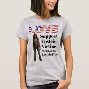 Suportar Vítimas Epstein T-Shirt