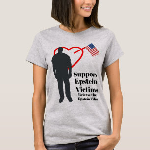 Suportar Vítimas Epstein T-Shirt