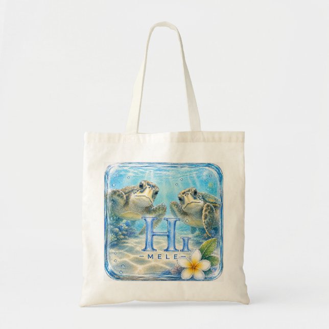 Suporte à Bolsa HIMELE Hawaiian Tote Honu  (Frente)