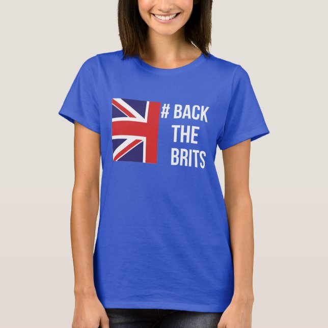 suporte a camisa do tênis t dos Británico (Frente)