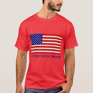 Suporte a nossa camiseta de bandeiras das tropas