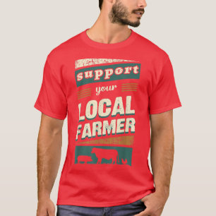 Suporte ao agricultor, Fazendas locais T-Shirt