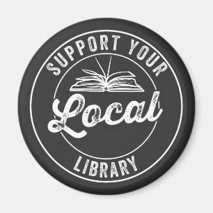 suporte ao seu íman T-Shirt da biblioteca local