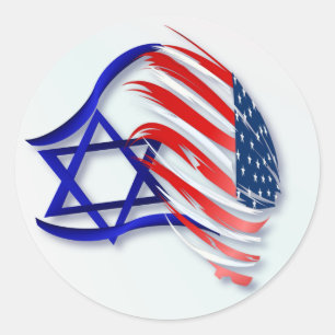 Suporte com etiquetas de Israel