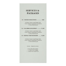 Suporte de Código QR de Menu de Serviços Verde Sag