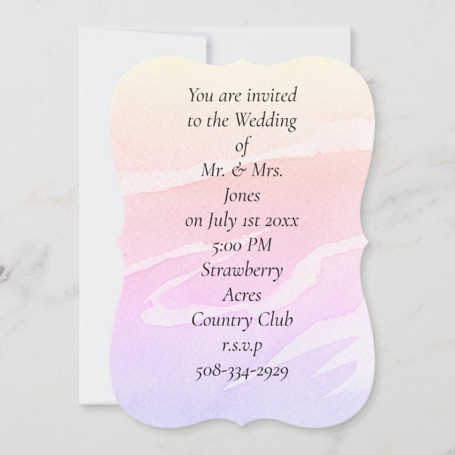 Suporte de Convite 5x7 (Frente)