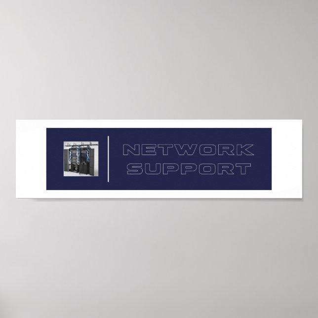 Suporte de rede poster (Frente)