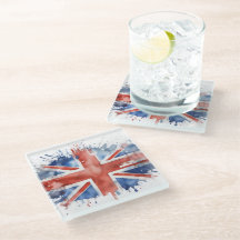 suporte de vidro union jack