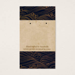 Suporte do brinco (ondas do japonês do acento de