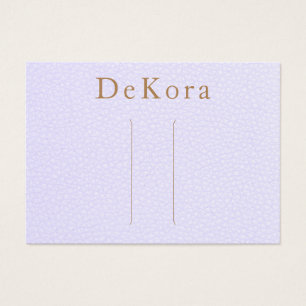 Suporte do visor do clipe de couro de lavanda