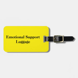 Suporte Emocional - Etiqueta de Bagagem