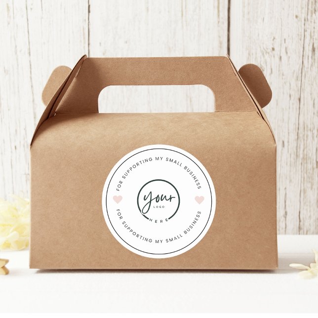 Suporte para a minha pequena empresa com adesivo d (Criador carregado)