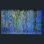 Suporte Para Cartão De Mesa Claude Monet - Lírios d'água com salgueiro chorand<br><div class="desc">Lírios d'água com galhos salgados chorões / Ninfheas avec rameaux de saule,  por Claude Monet,  em 1916-1919</div>