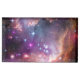 Suporte Para Cartão De Mesa Nebulosas Roxas Galácticas do Espaço Exterior (Frente)