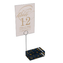 Padrão Egípcio Minimalista Azul-Marinho e Dourado 