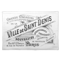 Anúncio romântico francês Vintage Paris