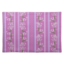 Flores do primavera e pontos Placemat