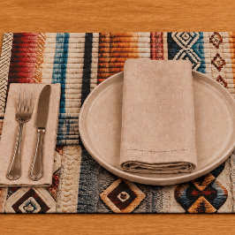 SUPORTE PARA PRATO "OAXACA" HERANÇA LATINA ESTAMPA - ALGODÃO