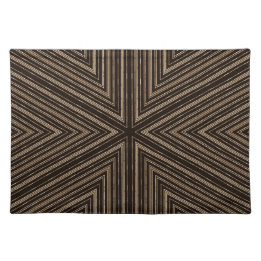Suporte Para Prato Placema de Olhar para o Bambu Preto e Castanho