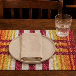 SUPORTE PARA PRATO "TAMALE" ESTAMPADO TECIDO MEXICANO - ALGODÃO