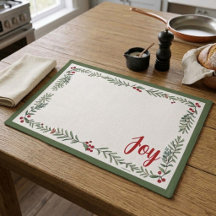 Tapete de Natal Floral Joy - Verde