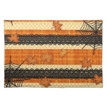 Toalha de mesa de Halloween em renda vintage assus