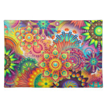 Funky Retro Pattern Abstrato Bohemian