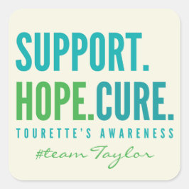 Suporte Personalizado Esperança Cura Adesivos Etiq