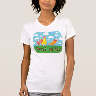 suposição que camiseta do bumbum da galinha
