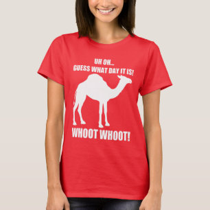 Suposição que dia é t-shirt do camelo do dia de