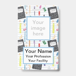 Suprimentos de Escrita Personalizados - Crachá da 