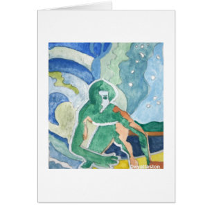 surf acima do cartão de presente