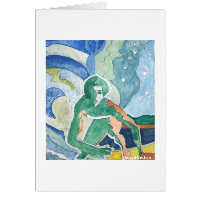 surf acima do cartão de presente (Frente)