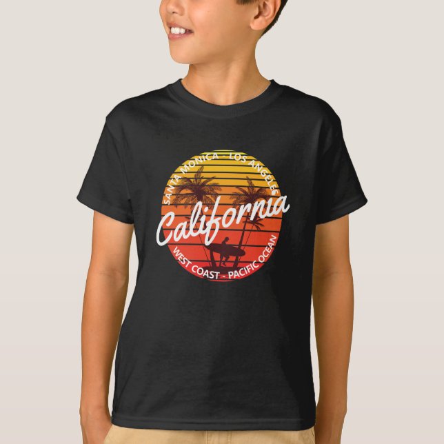 Surf da Califórnia, Summer Beach vibe T-Shirt (Frente)