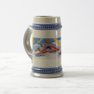 Surf Da caneca de cerveja De Triângulo Das Bermuda