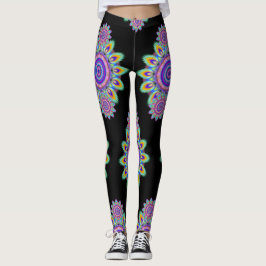 Surf de Sapo quente psíquico, leggings BoHo pretas