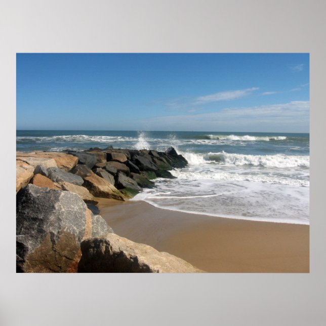 Surf e Poster de areia (Frente)