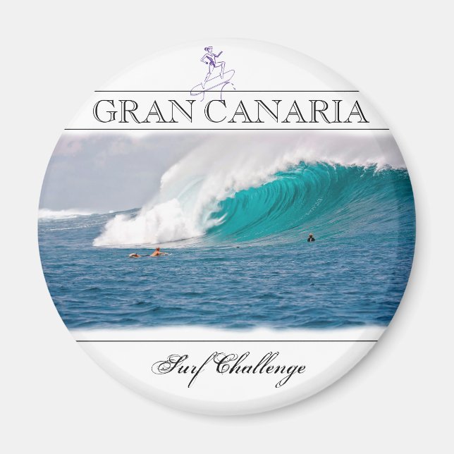 Surf Gran Canaria Desafio Íman Moderno (Frente)