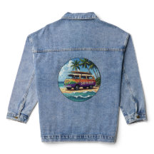 Surf ou Fracasso Groovy Retro Hippie Surfista Ônib