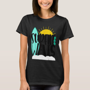 Surfando Na Camisa De Ondas Surfs De Surfboard Men