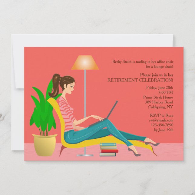 Surfando o convite da aposentadoria da Web (Frente)