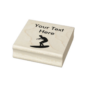 Surfar Em Carimbos De Borracha