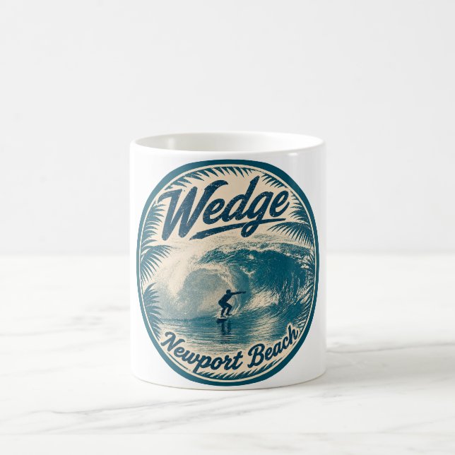Surfar na Wedge - Caneca de Café (Centro)