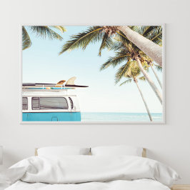 Surfboards na Poster de Van Retro