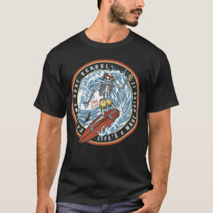 Surfe - A vida é uma onda que pega T-Shirt