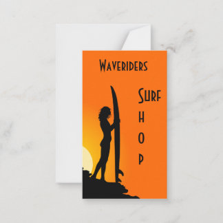 surfe na praia de cartão de visita, surfe, surfe