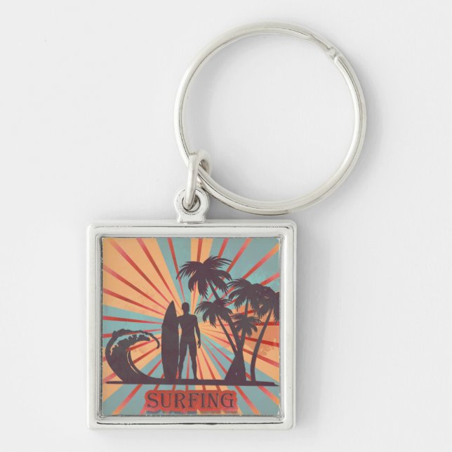 Surfer Dude Chaveiro (Frente)