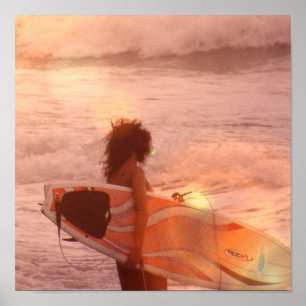 Surfer Girl Poster