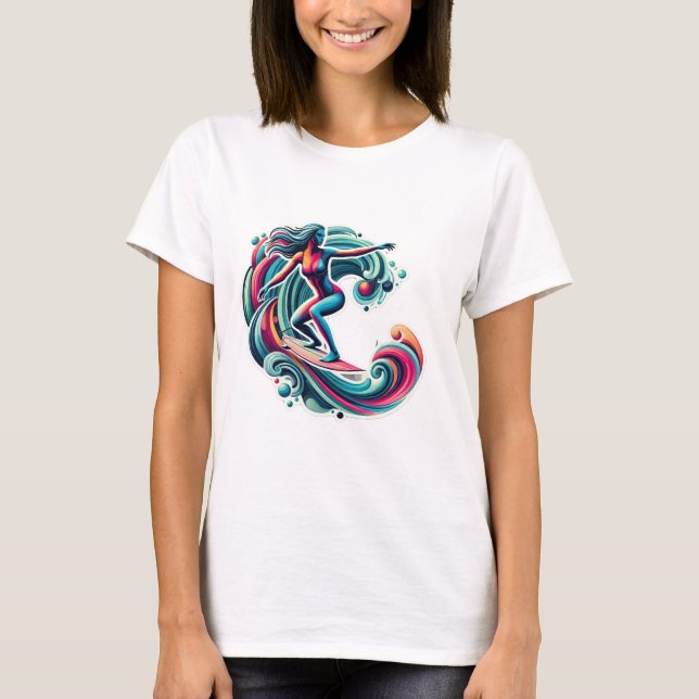 Surfer Girl T-Shirt (Frente)