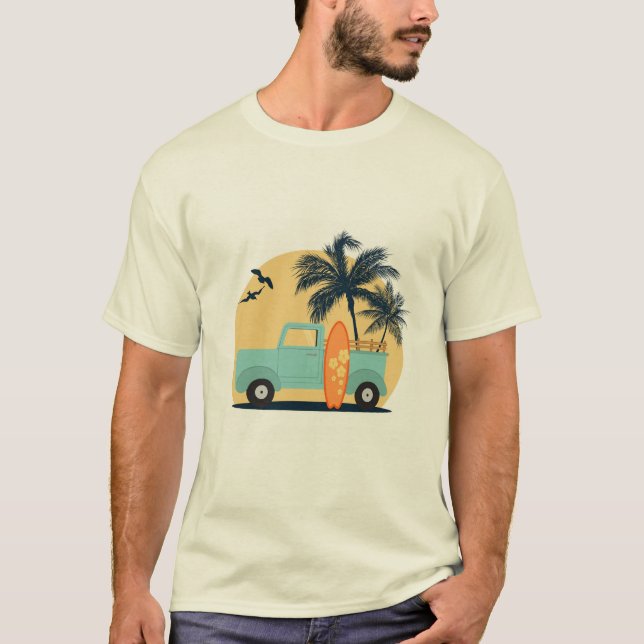 Surfing Retro T-Shirt (Frente)